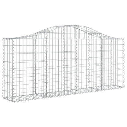 Cestas De Gaviones 50 Uds Forma De Arco Hierro 200x30x80/100 Cm_2