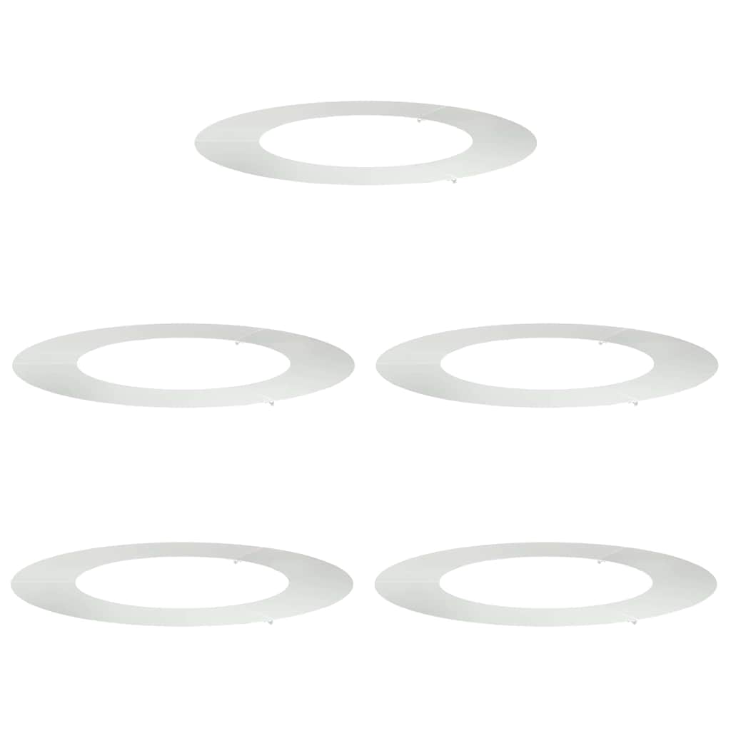 Adecuado Para Anillos De Árbol Plano 5 Uds. Plateado Ø50/80 Cm_0