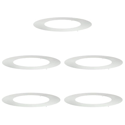 Adecuado Para Anillos De Árbol Plano 5 Uds. Plateado Ø50/80 Cm_0