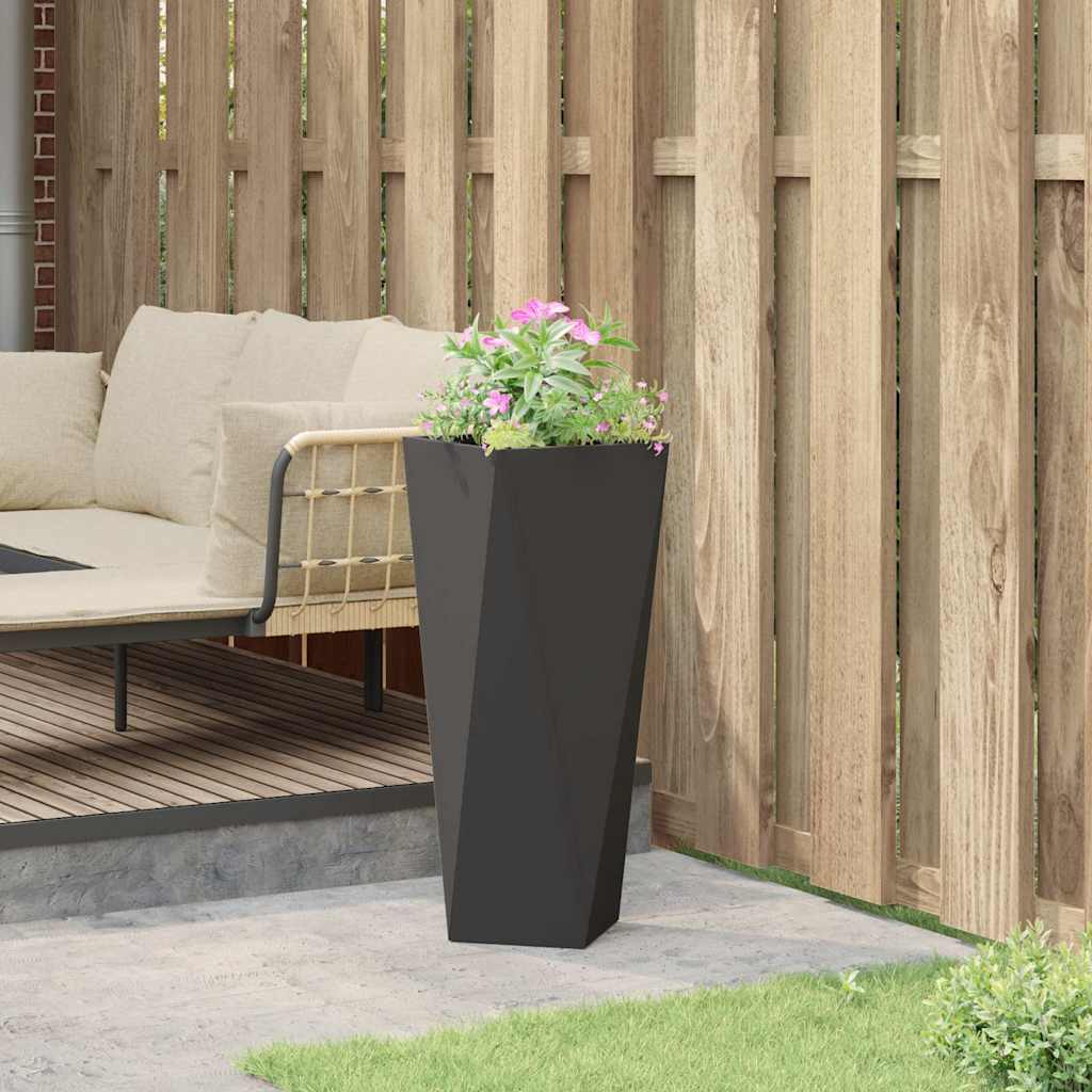 Jardinera Negro 30 X 30 X 75 Cm Acero_3