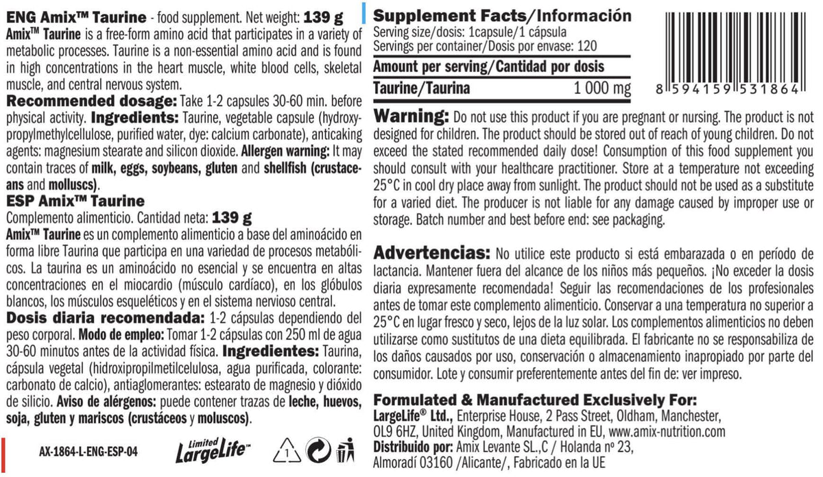 Taurine 120 Caps_5