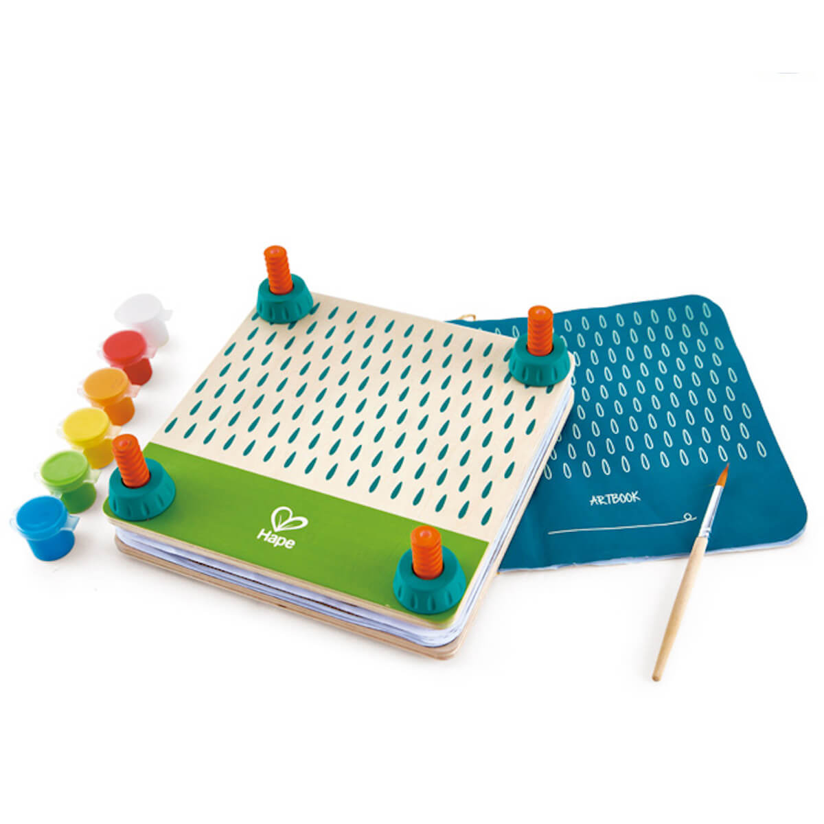 Kit Artístico Prensador Flores Hape_5