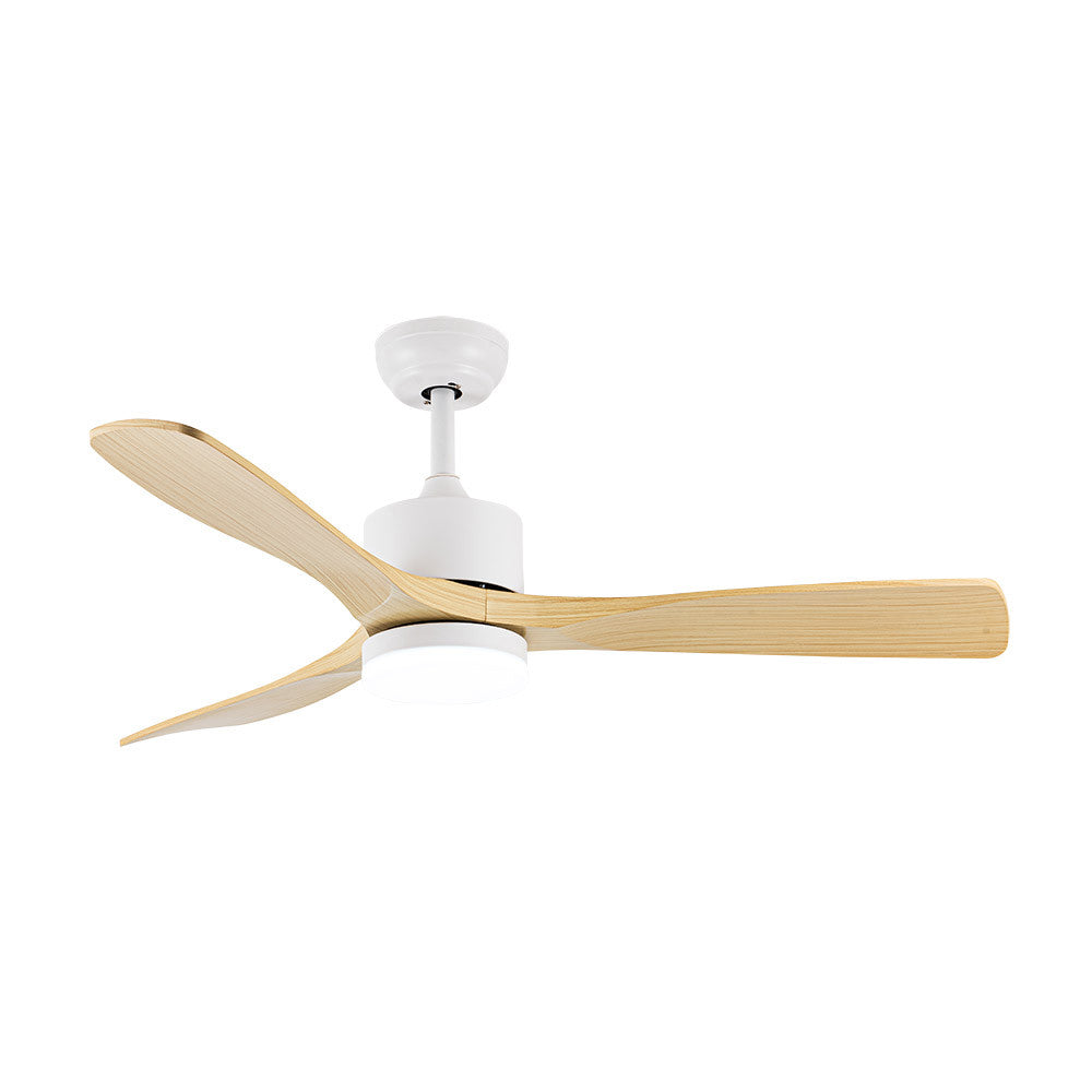 Ventilador Dc Azabache 20w Blanco 3asp.haya 6vel 3 Col 40/50x121d 2350lm Remoto,memor,tempo_1