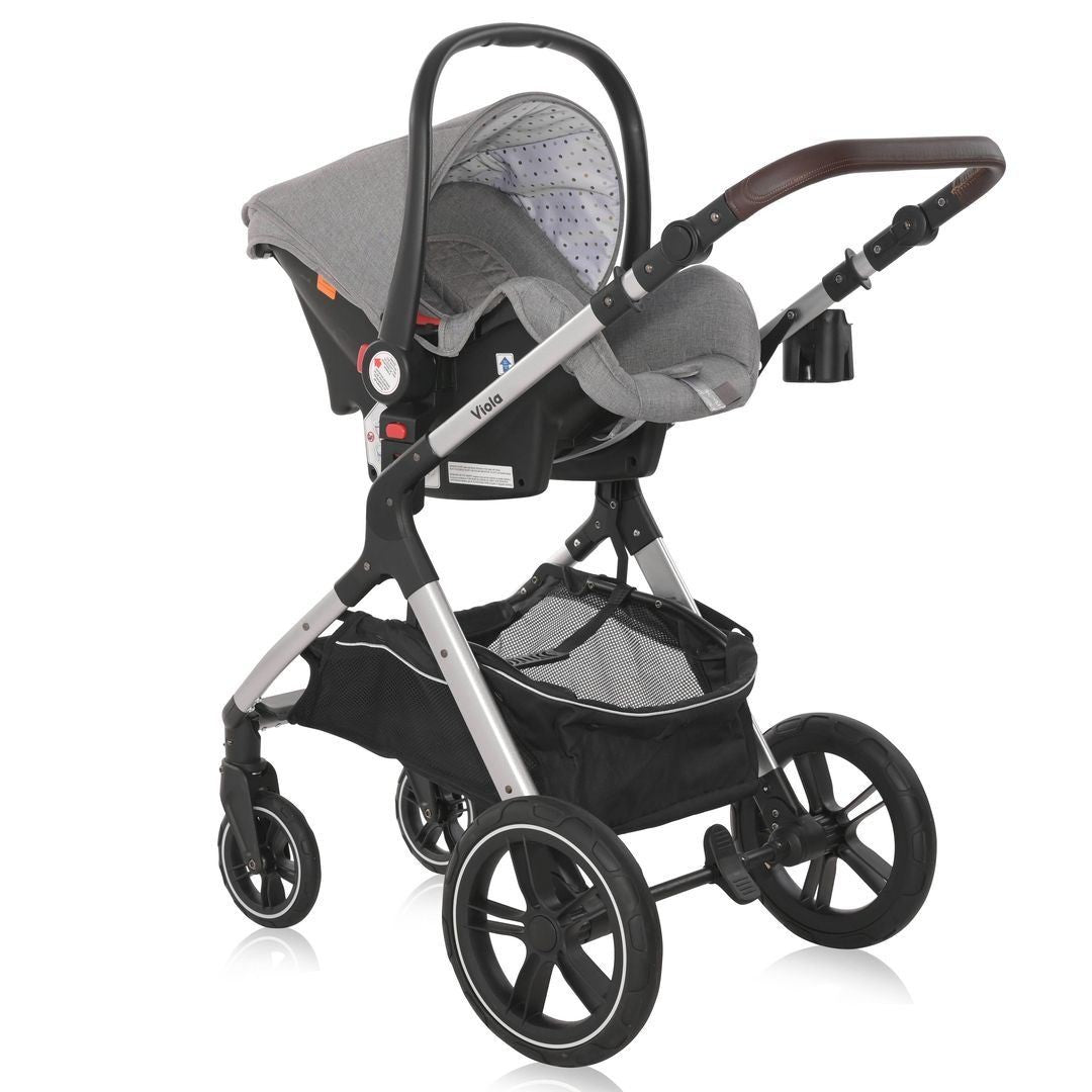 Carrito De Bebé Trío Viola Hasta 22 Kg Opaline Grey_4