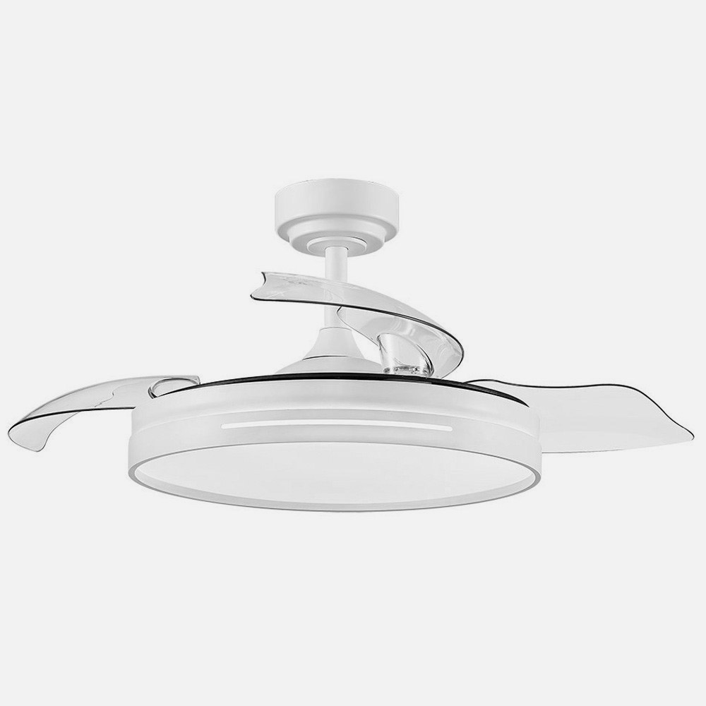 Ventilador Dc 72w Micenas Blanco 3 Aspas Transp. 108d 6 Veloc. 7200lm 3 Colores C/remoto, Memoria Y Temporizador 24_2