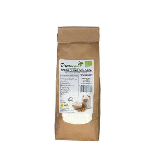 Harina De Maiz Sin Gluten Bio 500g Dream Food_0