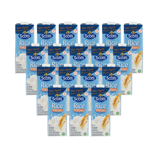 Bebida de Arroz e Cálcio PACK x 18 unidades Scotti 1L