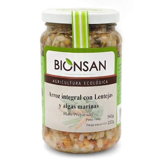 Arroz Integral Con Lentejas Y Algas Eco Bionsan 370gr_0
