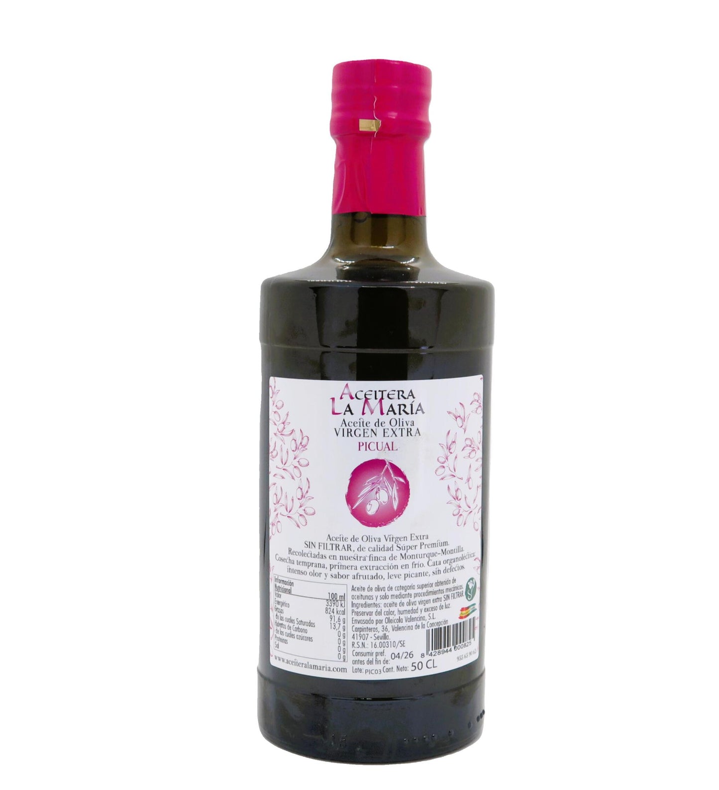 Aceite De Oliva Virgen Extra 50 Cl Cristal Picual Cosecha 2025/2026_1