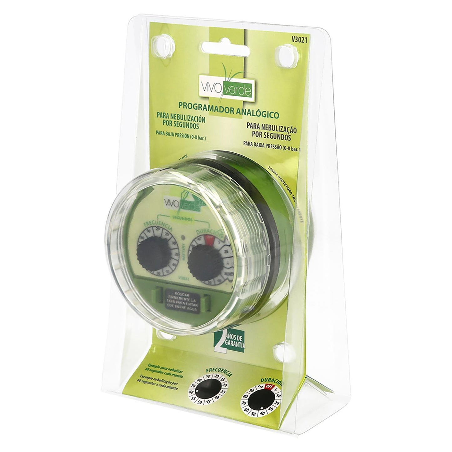 Programador Nebulizacion / Riego Jardin, Analogico Grifos 3/4