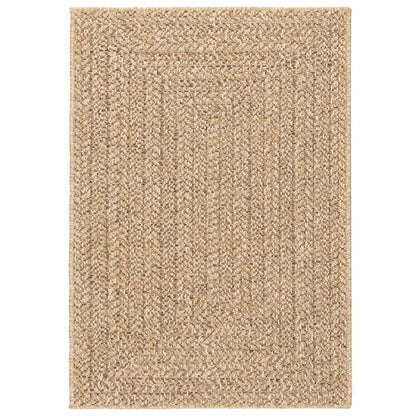 Vidaxl Alfombra Zizur Aspecto Yute Interior/exterior Beige 120x170 Cm_0