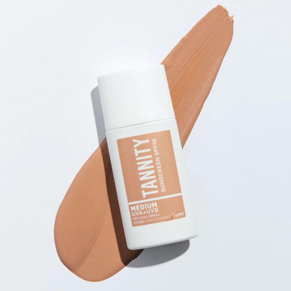 Protetor solar com cor FPS 50 - Médio, Bronzeado 50 ml