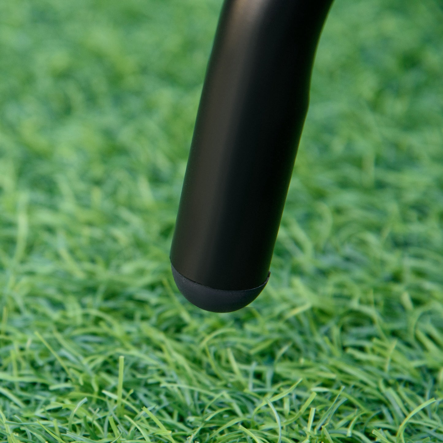 Outsunny Mesa Jardín Redonda Con Tablero De Cristal Para Terraza Ø50x55 Cm Negro_4