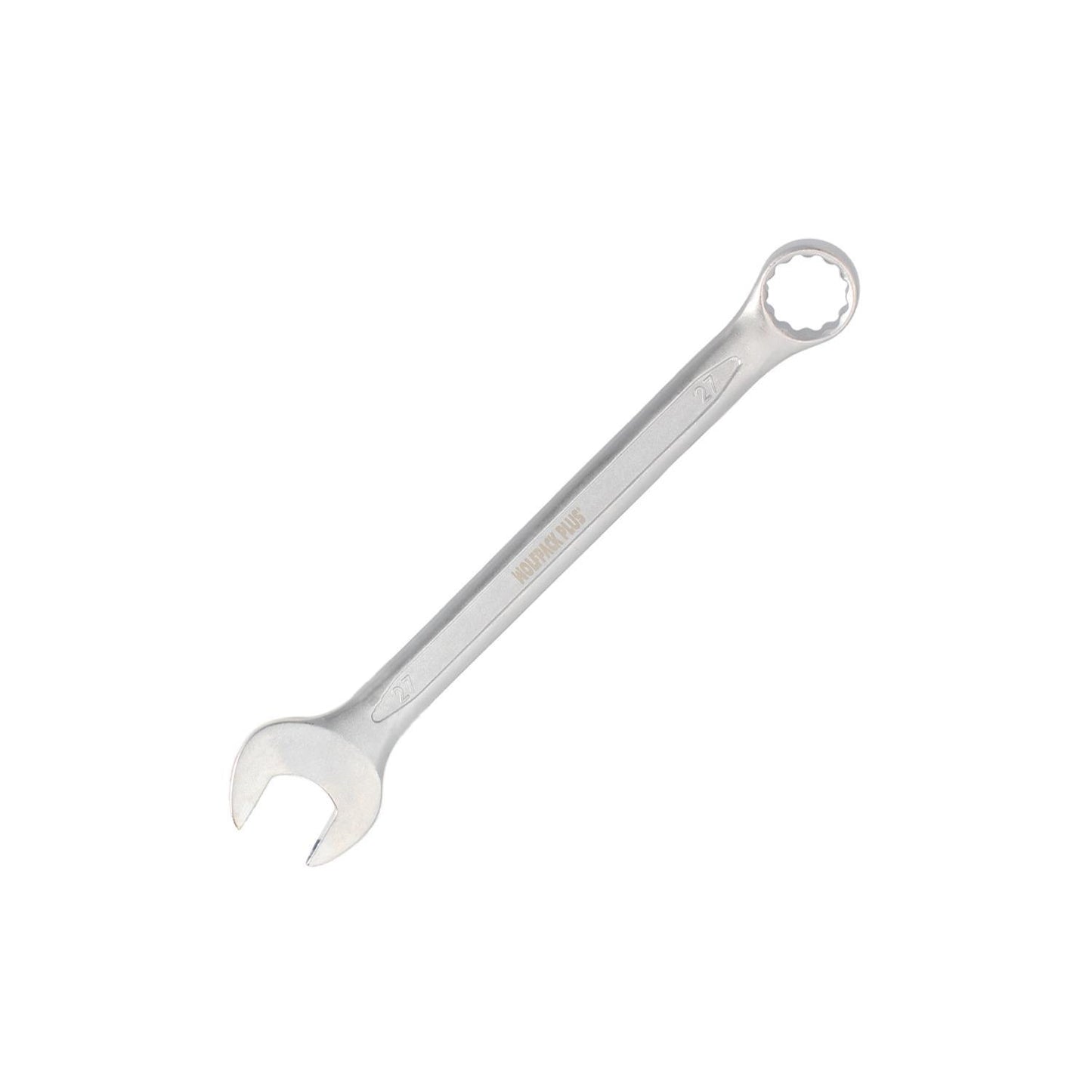 Llave Combinada Plus 27x27 Acero Cromo Vanadio Din 3113. Llave Doble Boca, Llave Fija, Llave Estrella_0