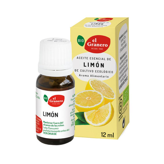 Óleo Essencial de Limão Biológico El Granero, 12 ml