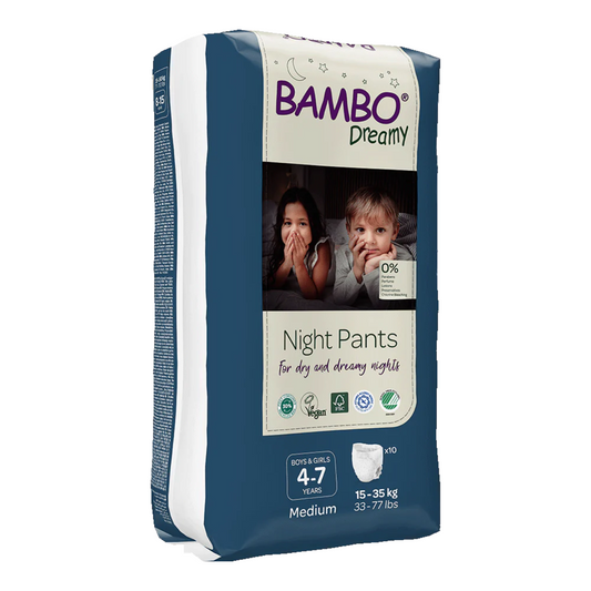 Calças Bambo Dreamy para noite L (35-50kg) 10 unidades