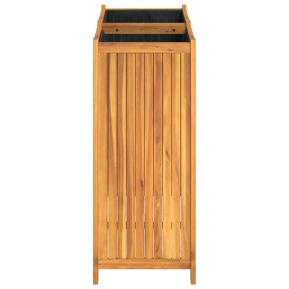 Jardinera Con Forro Madera Maciza De Acacia 84x42x100 Cm_5