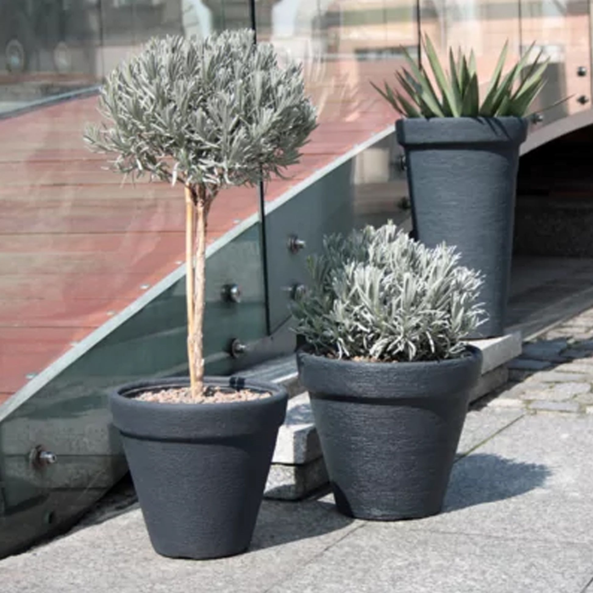 Maceta Classic 6l., Dimensiones (mm) 255x255x240, Color Ladrillo