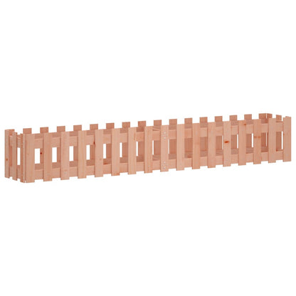 Arriate Elevado Jardín Valla Madera Maciza Douglas 200x30x30 Cm_0