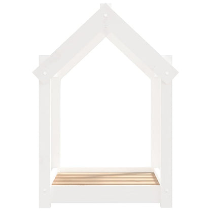 Vidaxl Cama Para Perros Madera Maciza De Pino Blanco 61x50x70 Cm_5