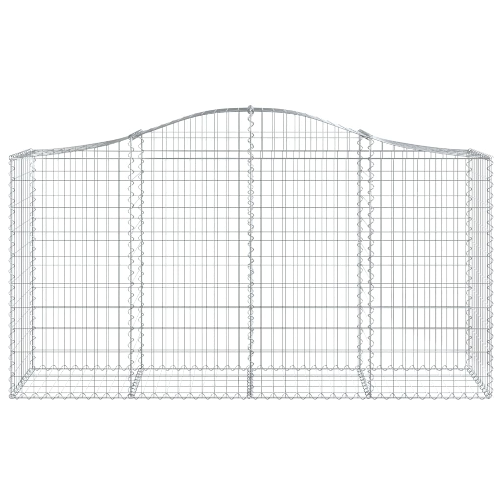 Cestas De Gaviones 50 Uds Forma De Arco Hierro 200x50x100/120cm_3