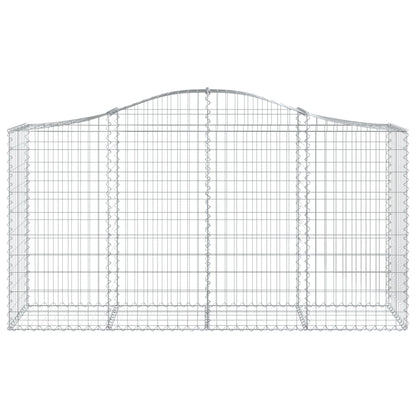 Cestas De Gaviones 10 Uds Forma De Arco Hierro 200x50x100/120cm_3