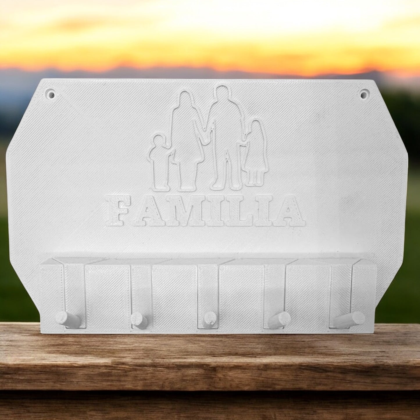 Well Home - Colgador De Llaves De Pared familia Color Blanco._1