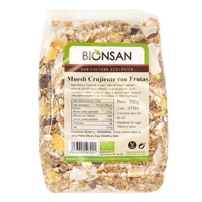 Muesli Crujiente Con Frutas Eco Bionsan 350gr_0