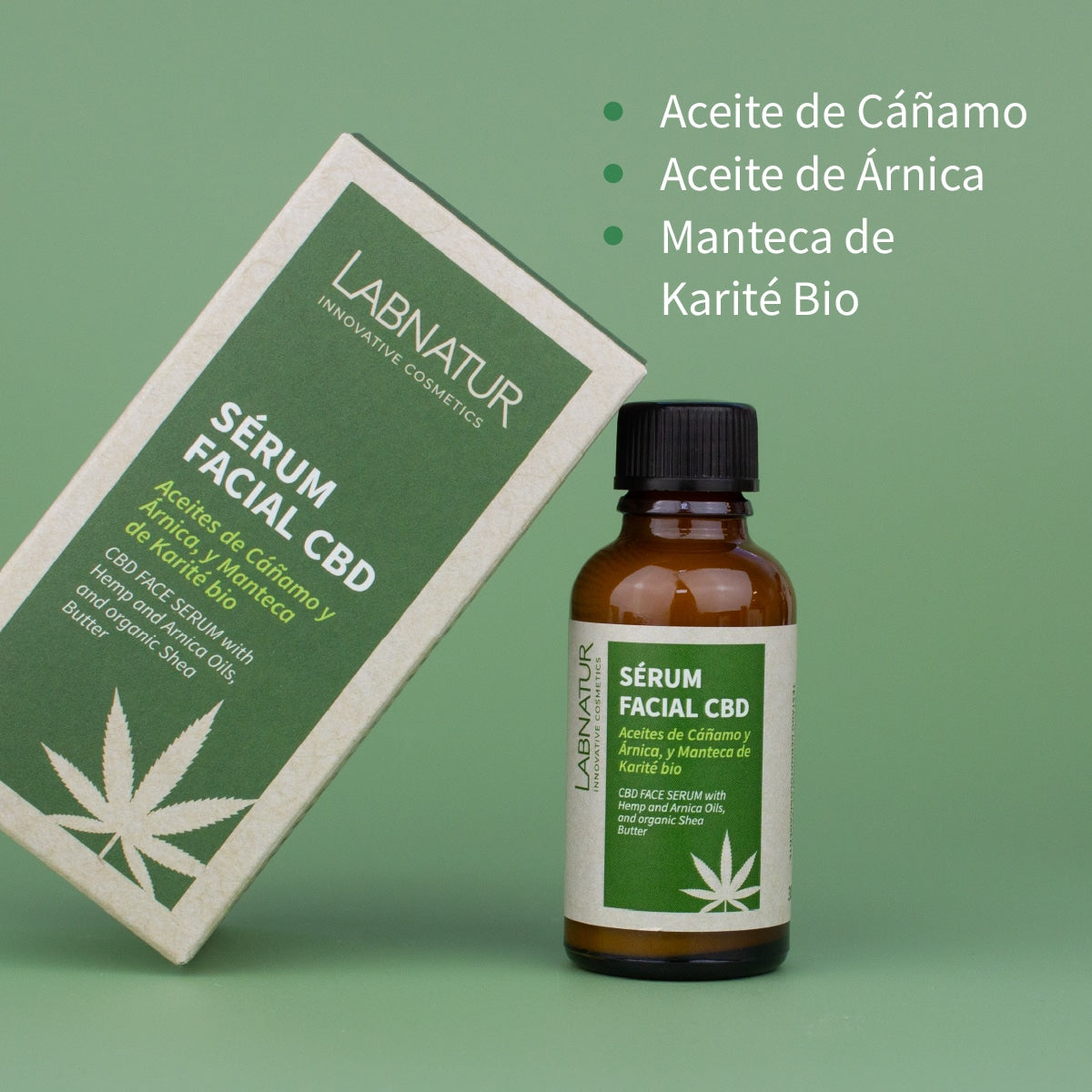 Sérum Facial con CBD Labnatur 30 ml | Hidratación y Calma | Firmeza, Luminosidad y Piel Sensible | Vegano_2