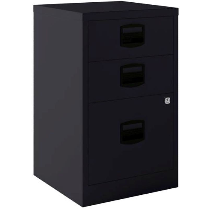 Cajonera Bisley Pfa 2 Cajones Personales, 1 Cajón Archivo. Fija 40cm Antracita_0