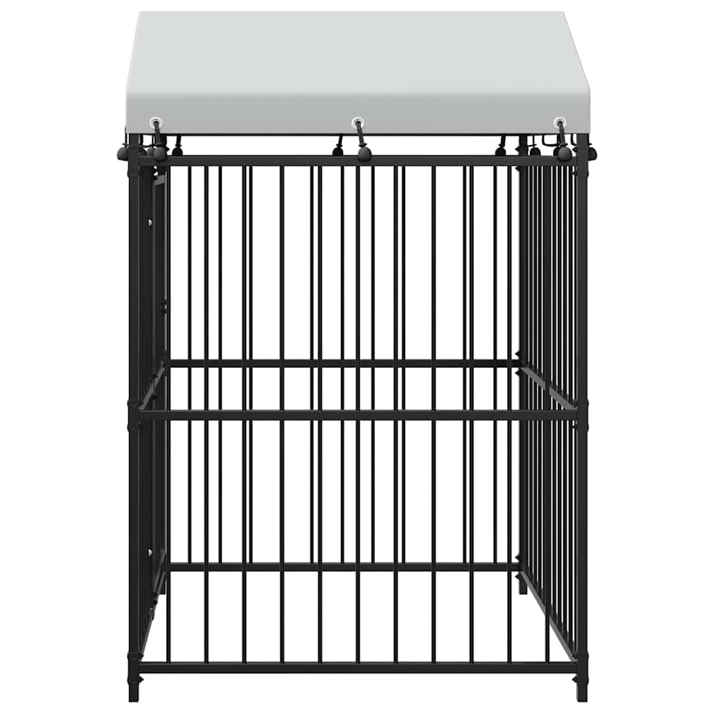 Perrera De Exterior Con Techo 120x120x150 Cm_4