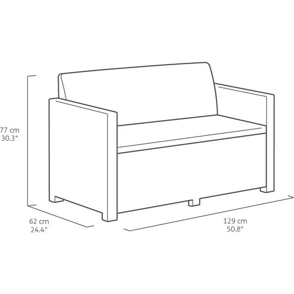 Conjunto de mobiliário Victoria Lounge Graphite