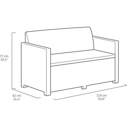 Conjunto de mobiliário Victoria Lounge Graphite
