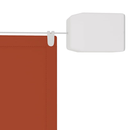 Vidaxl Toldo Vertical Terracota Tela Oxford 100x420 Cm_3
