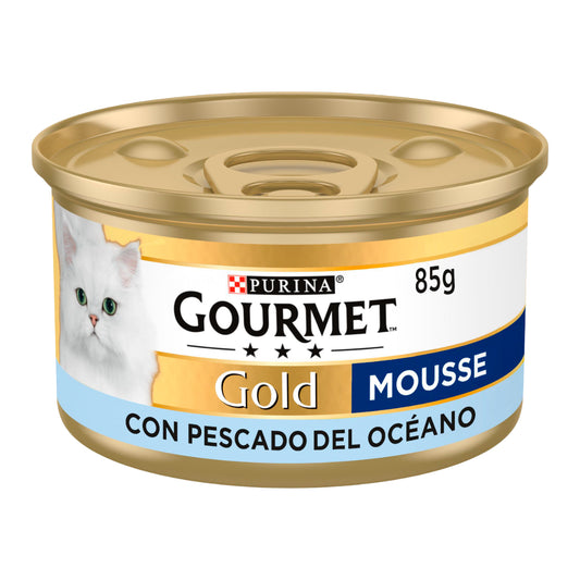 Comida Húmida Mousse GOURMET GOLD Ocean Fish 85g