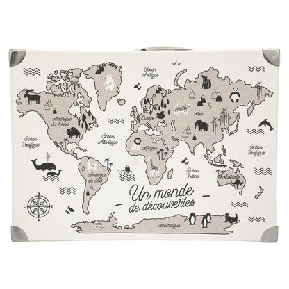 Maleta Con Patrón Del Mundo_3