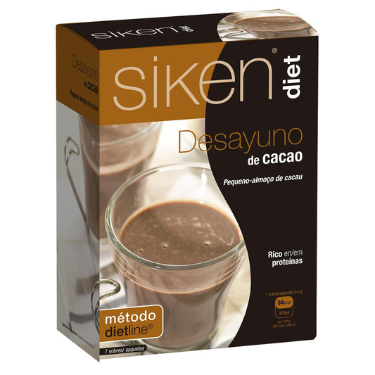 Siken Diet Cocoa Breakfast 7 Saquetas