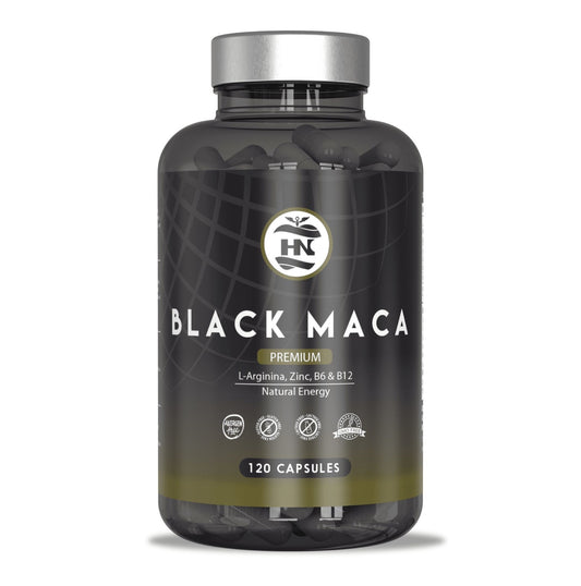 Maca Negra Andina Peruana Con L Arginina, 120 Capsulas, Para Máxima Energía Y Rendimiento Con Vitaminas B6/b12_0