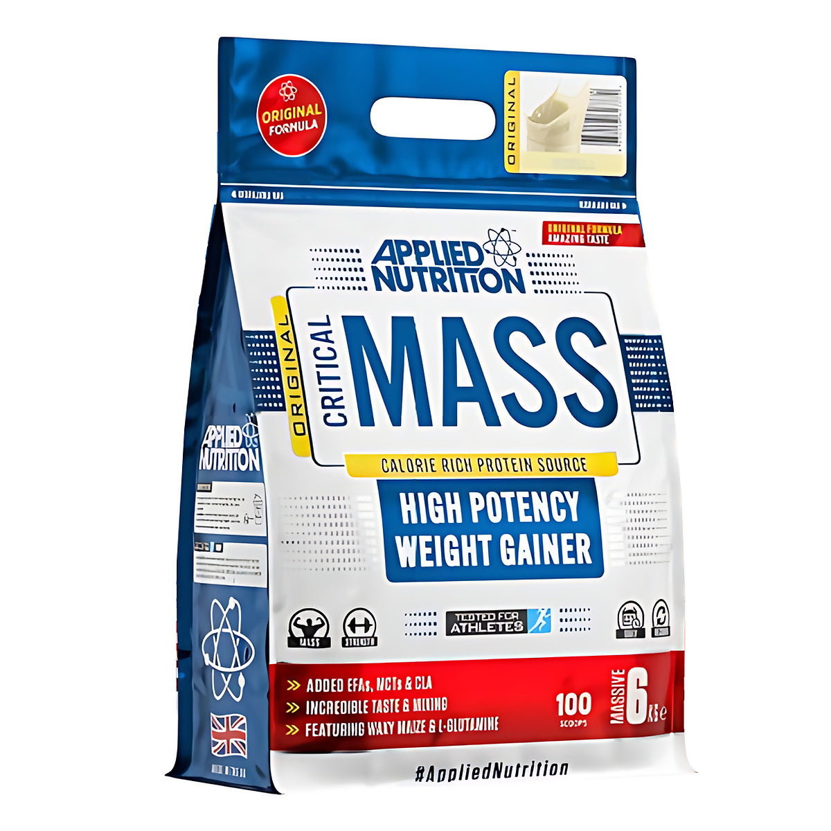 Plátano Critical Mass Original De 6 Kg De Applied Nutrition_0