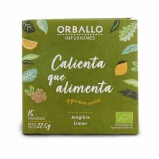Infusão "aquecedora e nutritiva" Bio Orballo 15 pirâmides