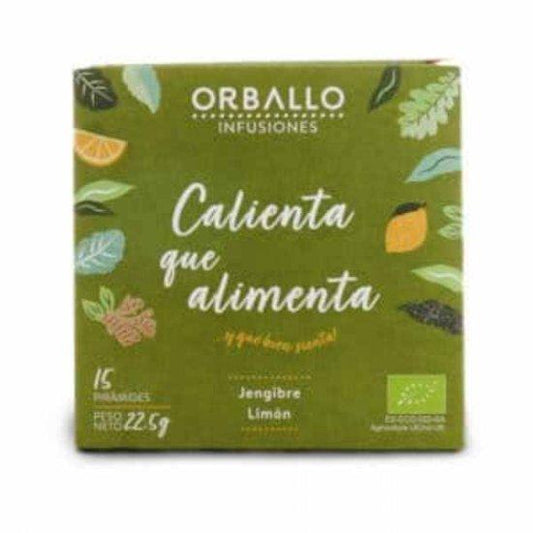 Infusão "aquecedora e nutritiva" Bio Orballo 15 pirâmides