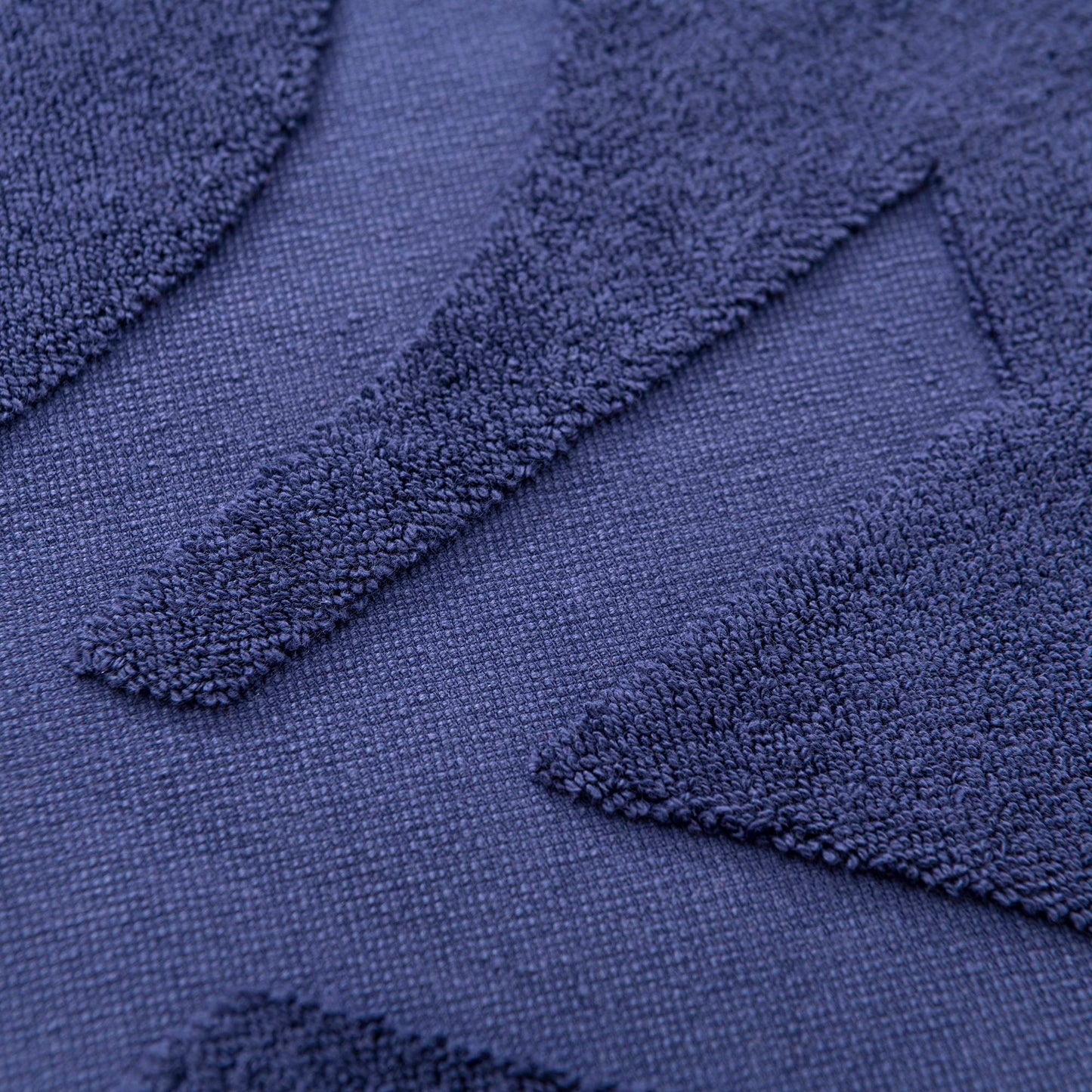 Alfombra De Baño 50x80cm 1000gsm 100% Algodon C/ Logo Bordado Azul Marino Core Benetton_4