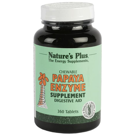 Enzima de papaia Nature's Plus, 360 comprimidos