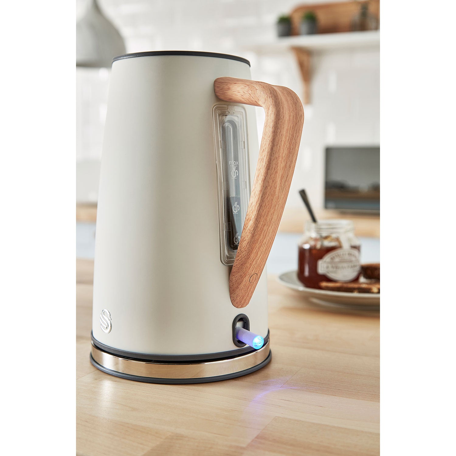 Swan Nordic Hervidor Agua Eléctrico Ultra Rápido, 1,7l, Sin Bpa, Resistencia Oculta, Inalámbrico, Sk14610whtneu, Blanco_2