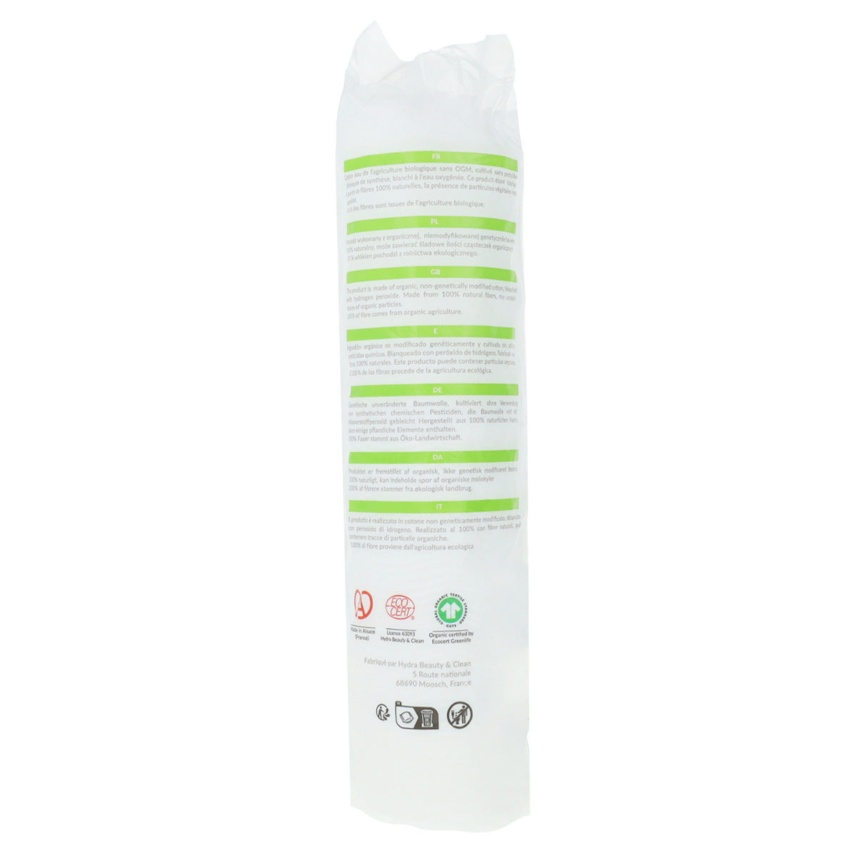 PROMOÇÃO Pack de 2 discos desmaquilhantes Bocoton Bio Cotton 80 discos