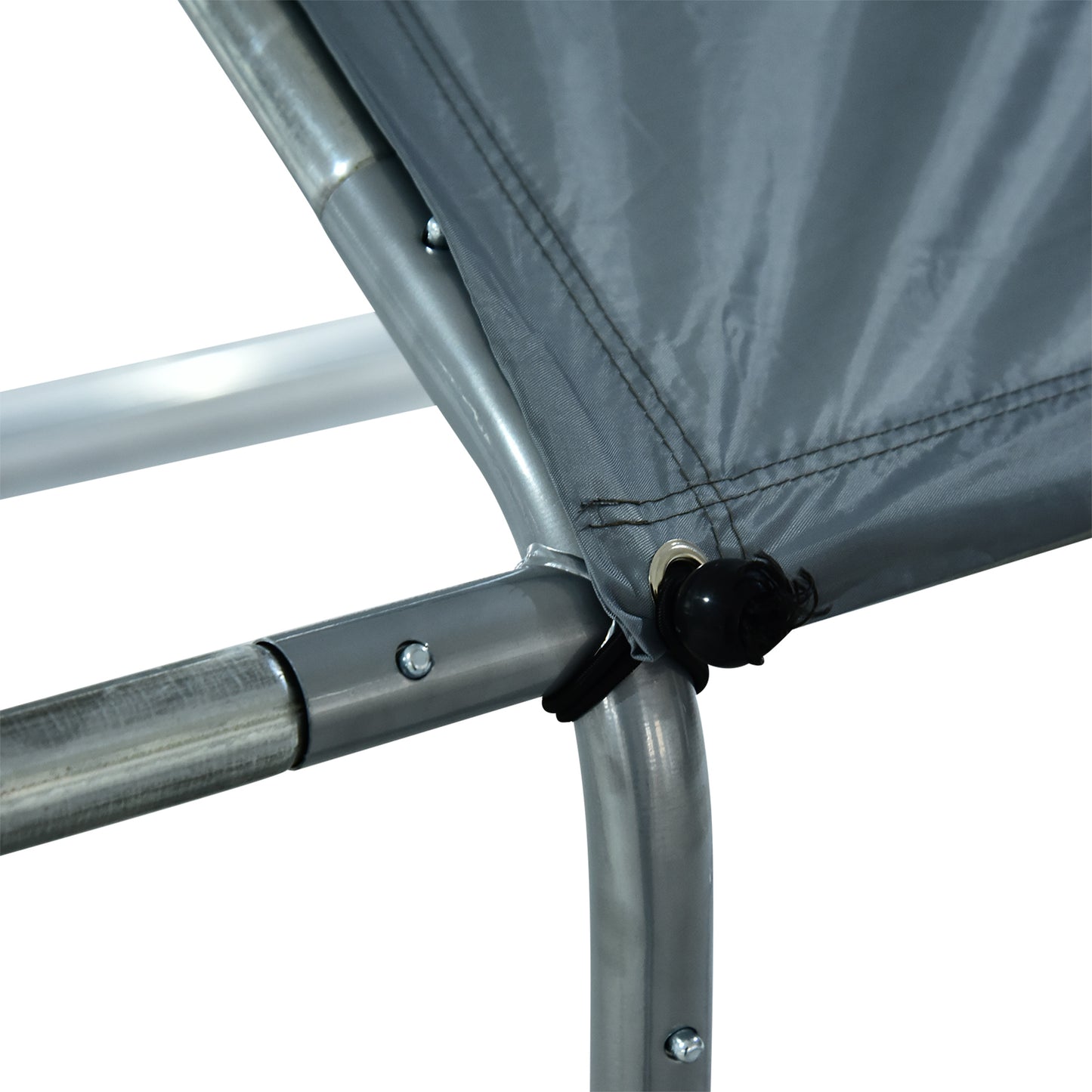 Pawhut Gallinero Exterior Grande De Metal Galvanizado 3x4x1,95 M Plata_4