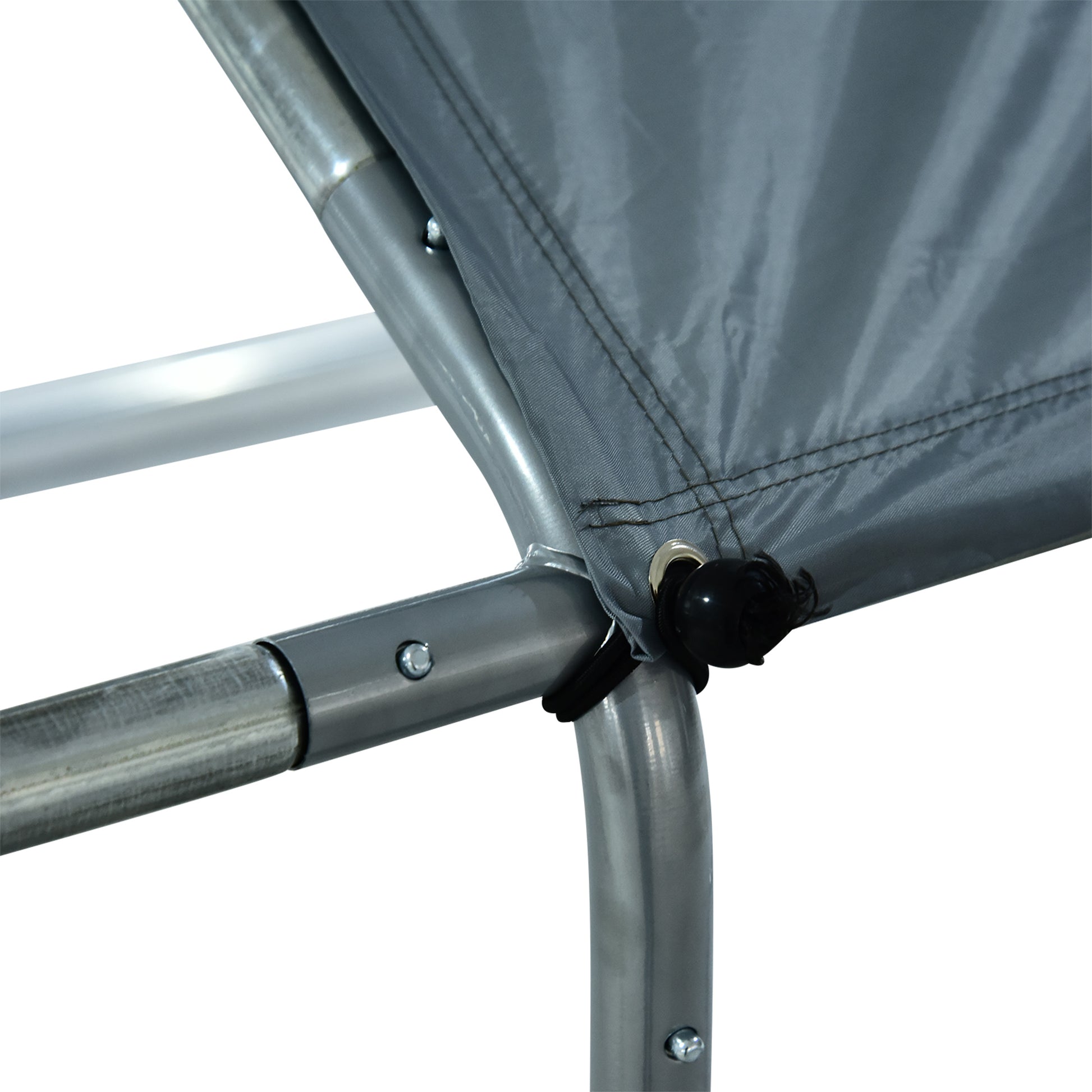 Pawhut Gallinero Para Exterior Grande De Metal Galvanizado 300x400x195 Cm_4