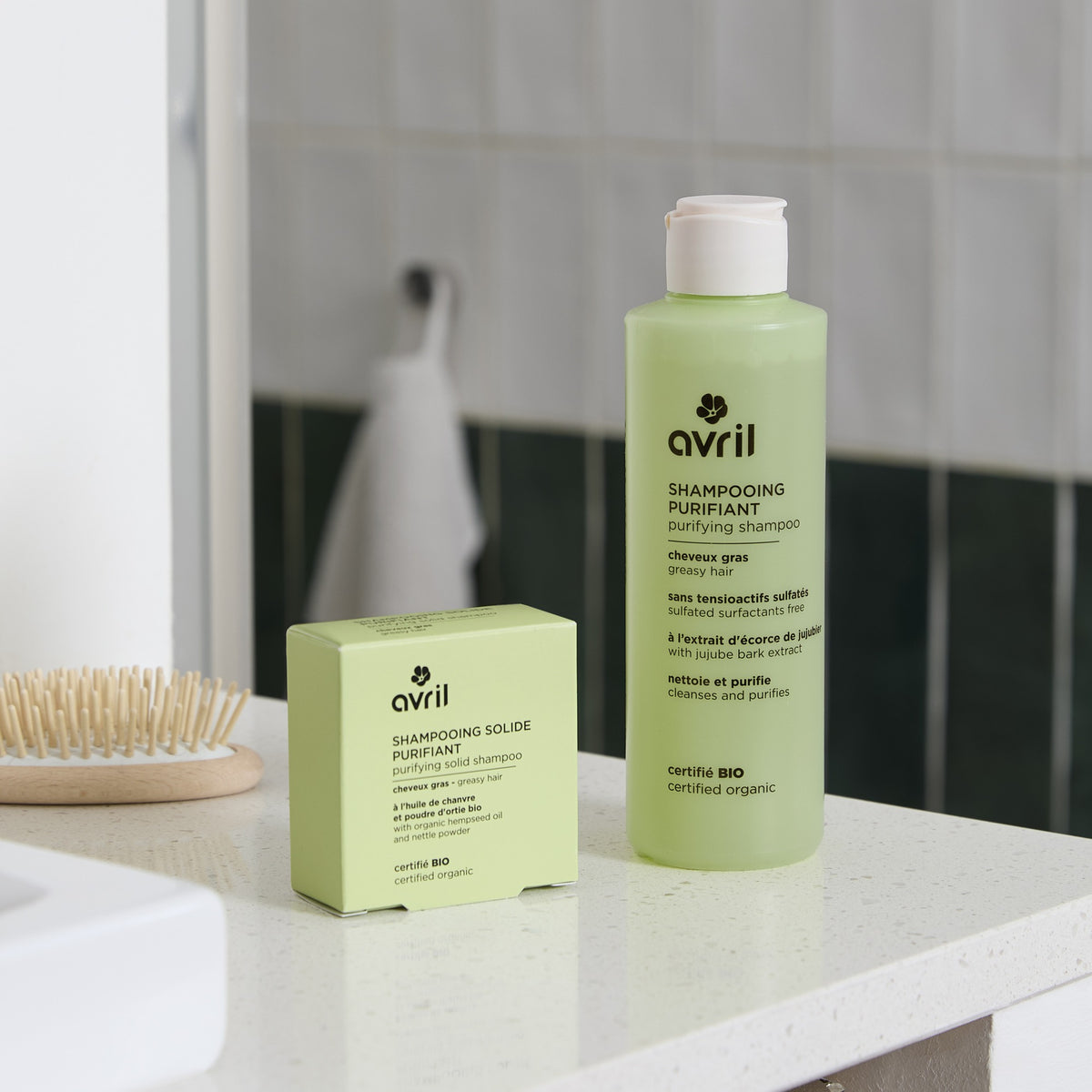 Champú purificante para cabello graso Avril 250 ml