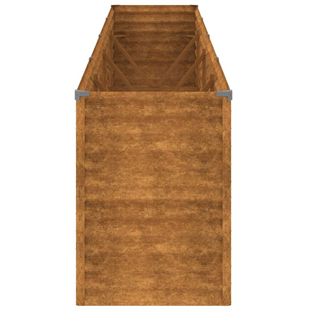 Jardinera Elevada 385x50x69 Cm De Acero Corten_4