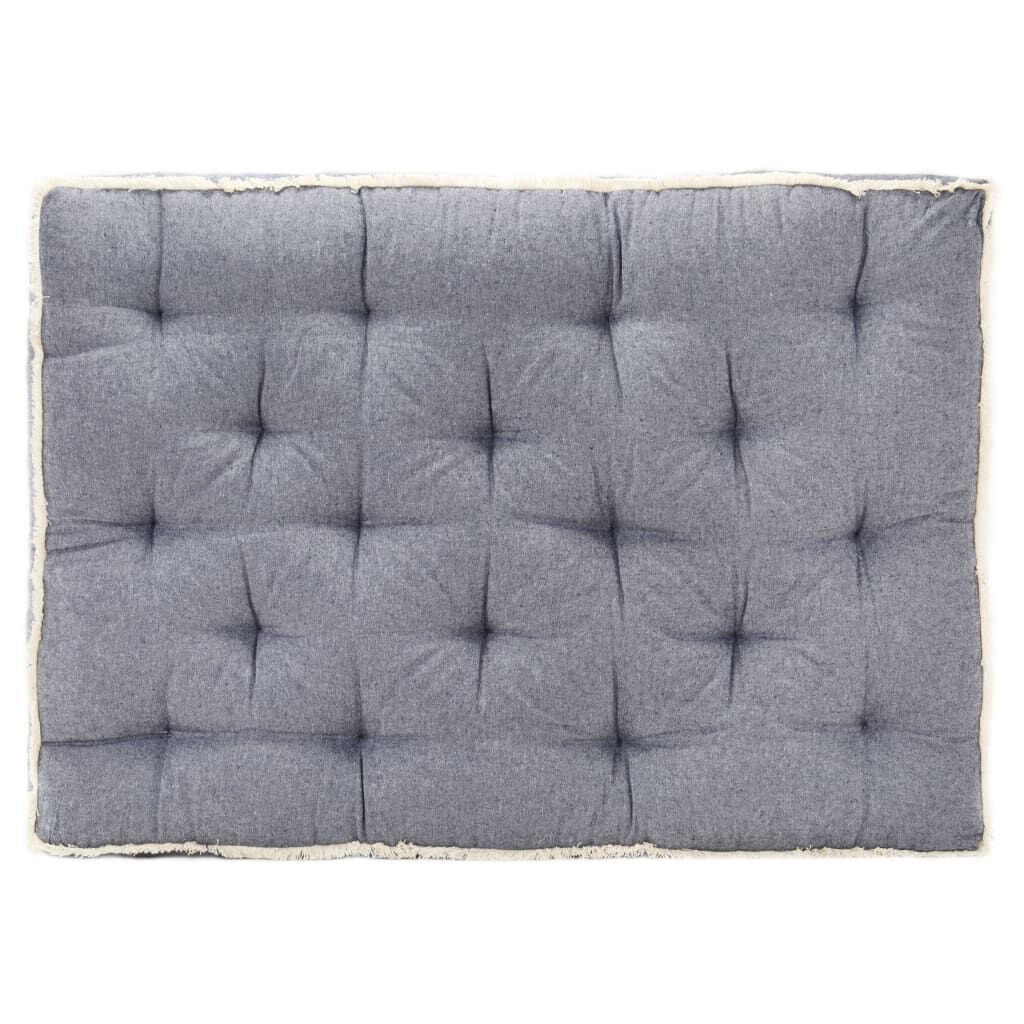 Vidaxl Cojín Para Sofá De Palets Azul 120x80x10 Cm_0